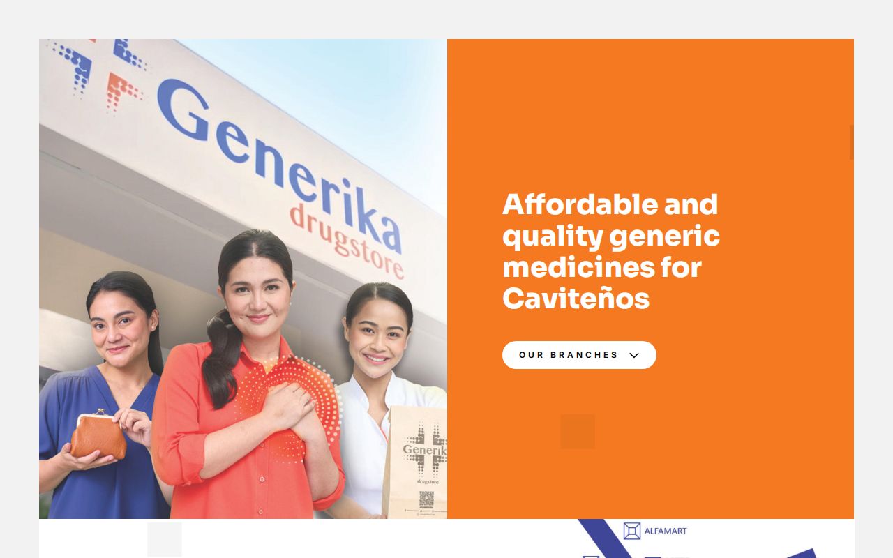 Generika Cavite - Ginhawang Generika para sa lahat ng Caviteños